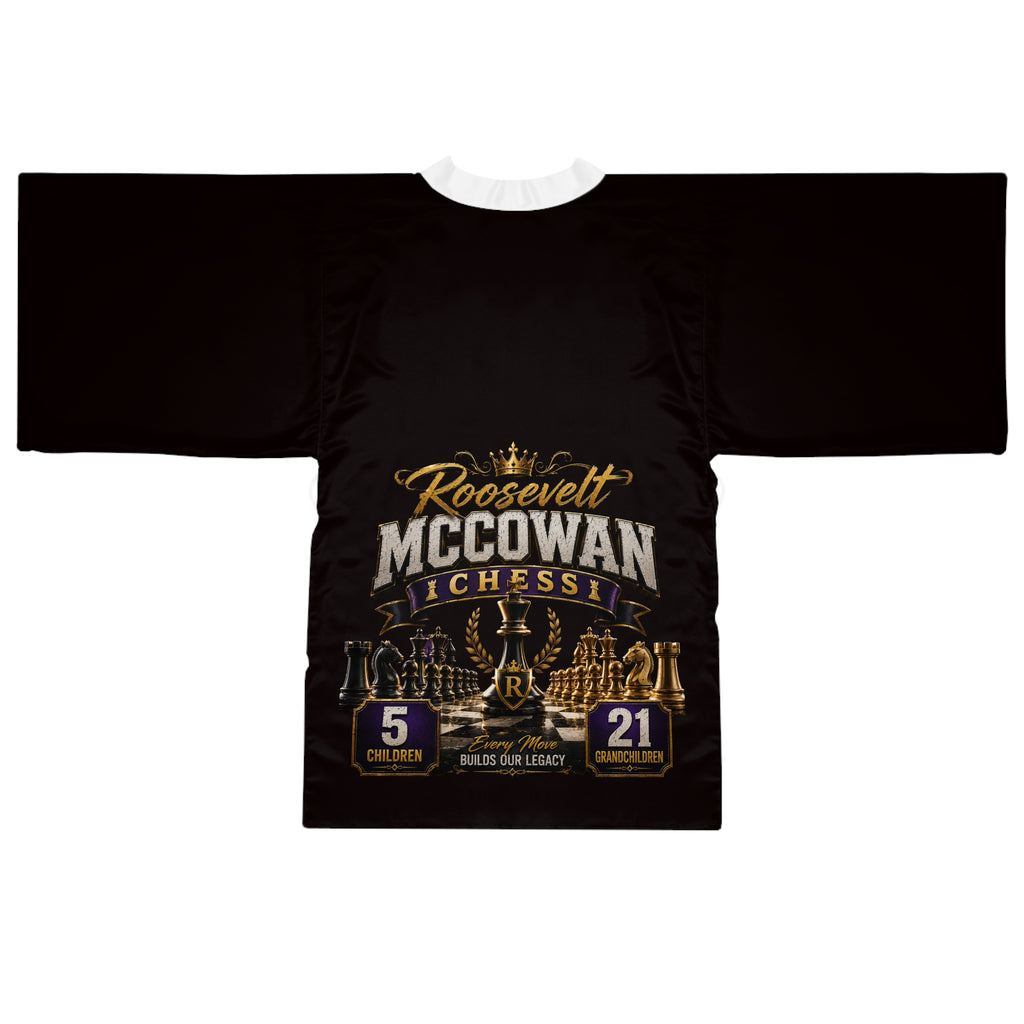 Kimono Robe — Personalized Roosevelt McCowan Chess Champion Design