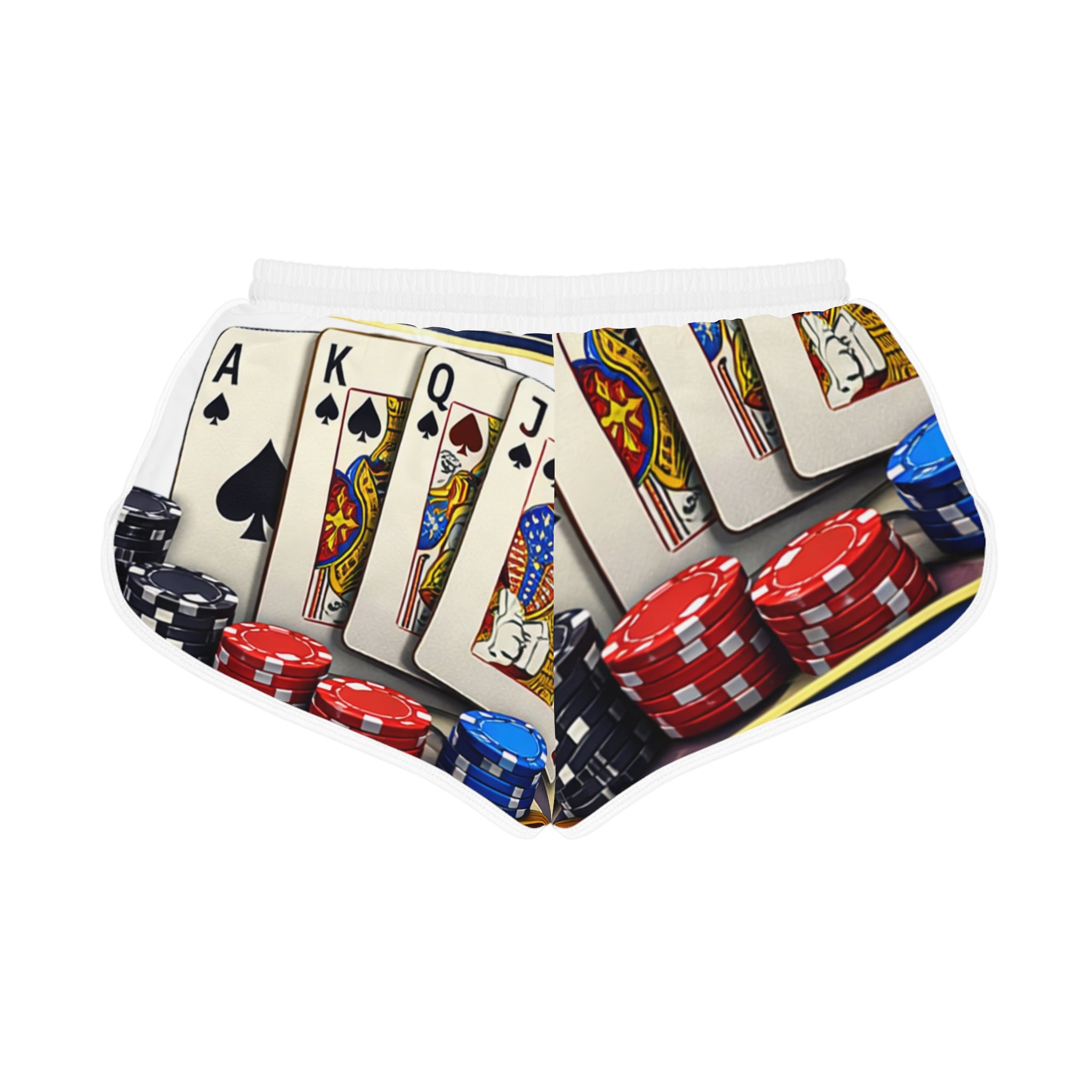 Poker Night Custom Women's Relaxed Shorts — McCowan Family Reunion 2027