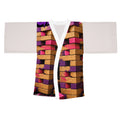 Personalized Jenga Kimono Robe — Bold Game Night Graphic Long Sleeve