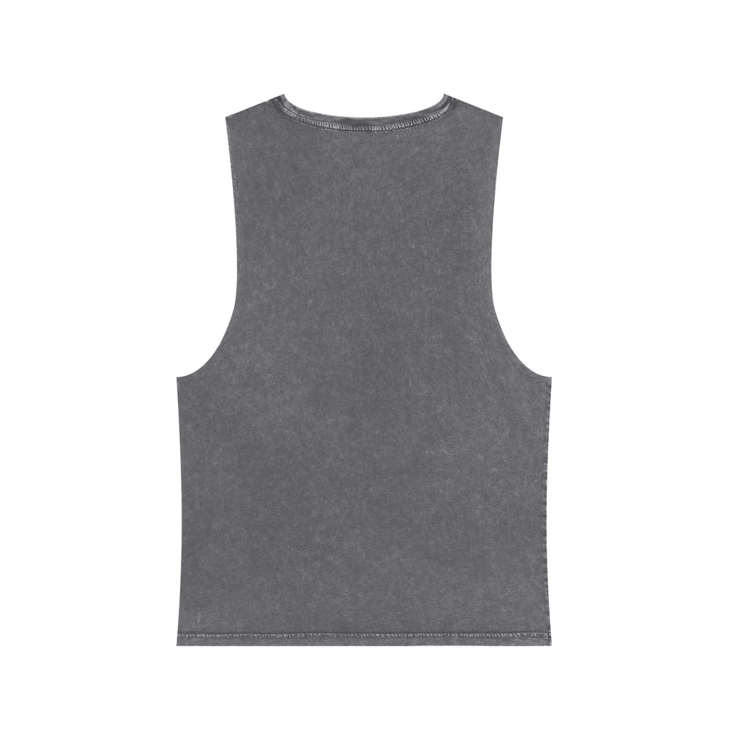 8-Ball Pool Tank Top — Personalized 'McCowan' Vintage Stonewash Sleeveless