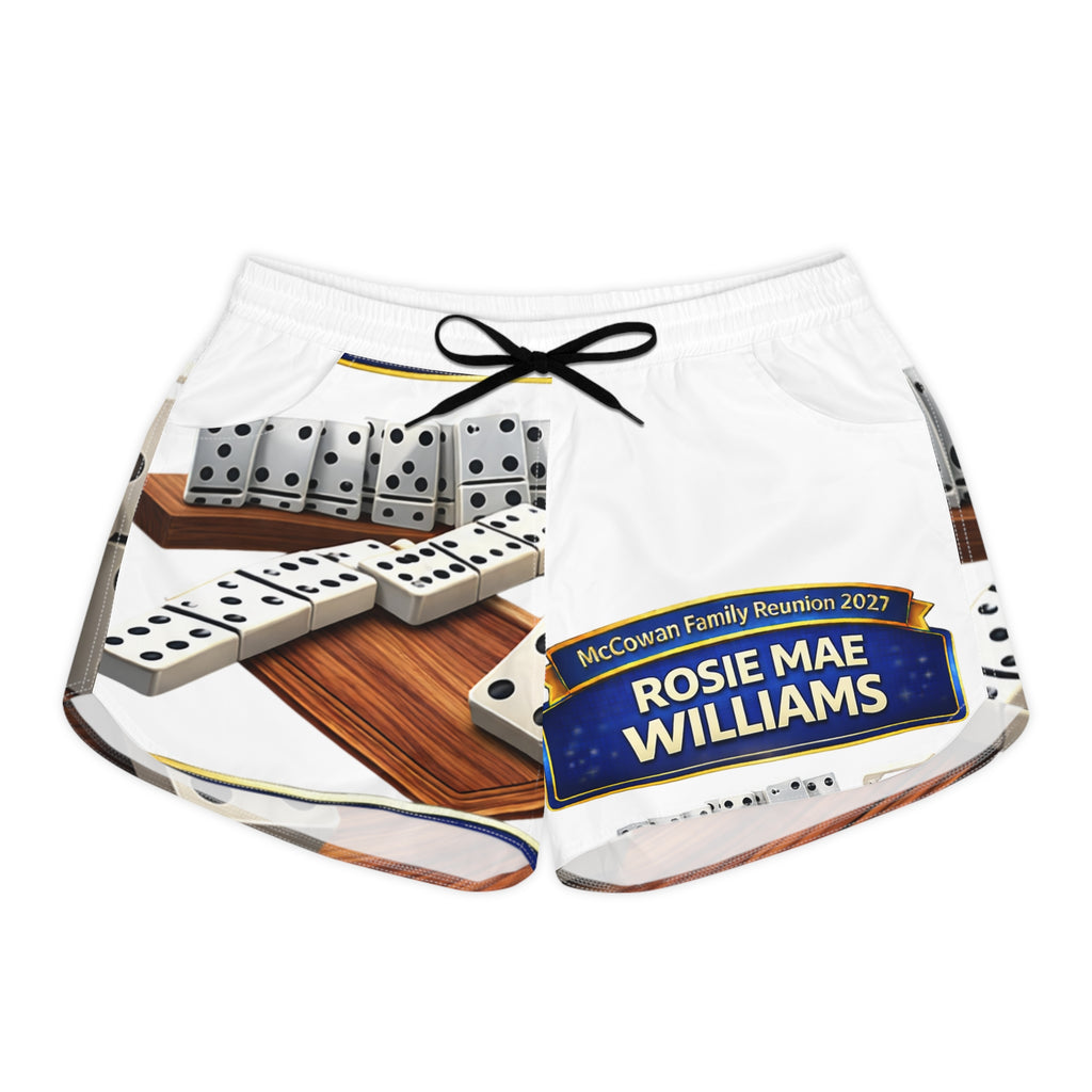 Dominoes Family Reunion Women's Casual Shorts - Personalized Rosie Mae Williams 2027