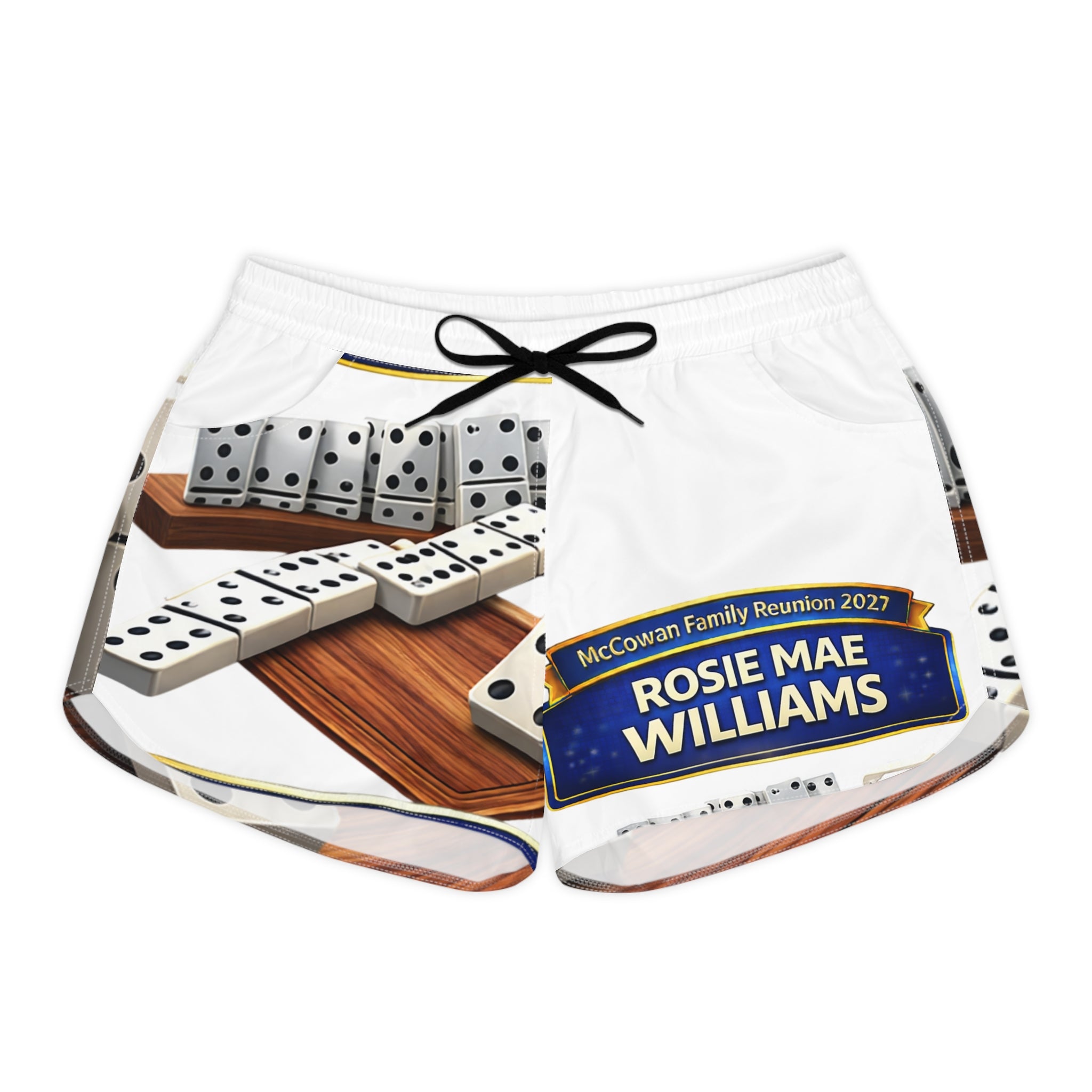 Dominoes Family Reunion Women's Casual Shorts - Personalized Rosie Mae Williams 2027