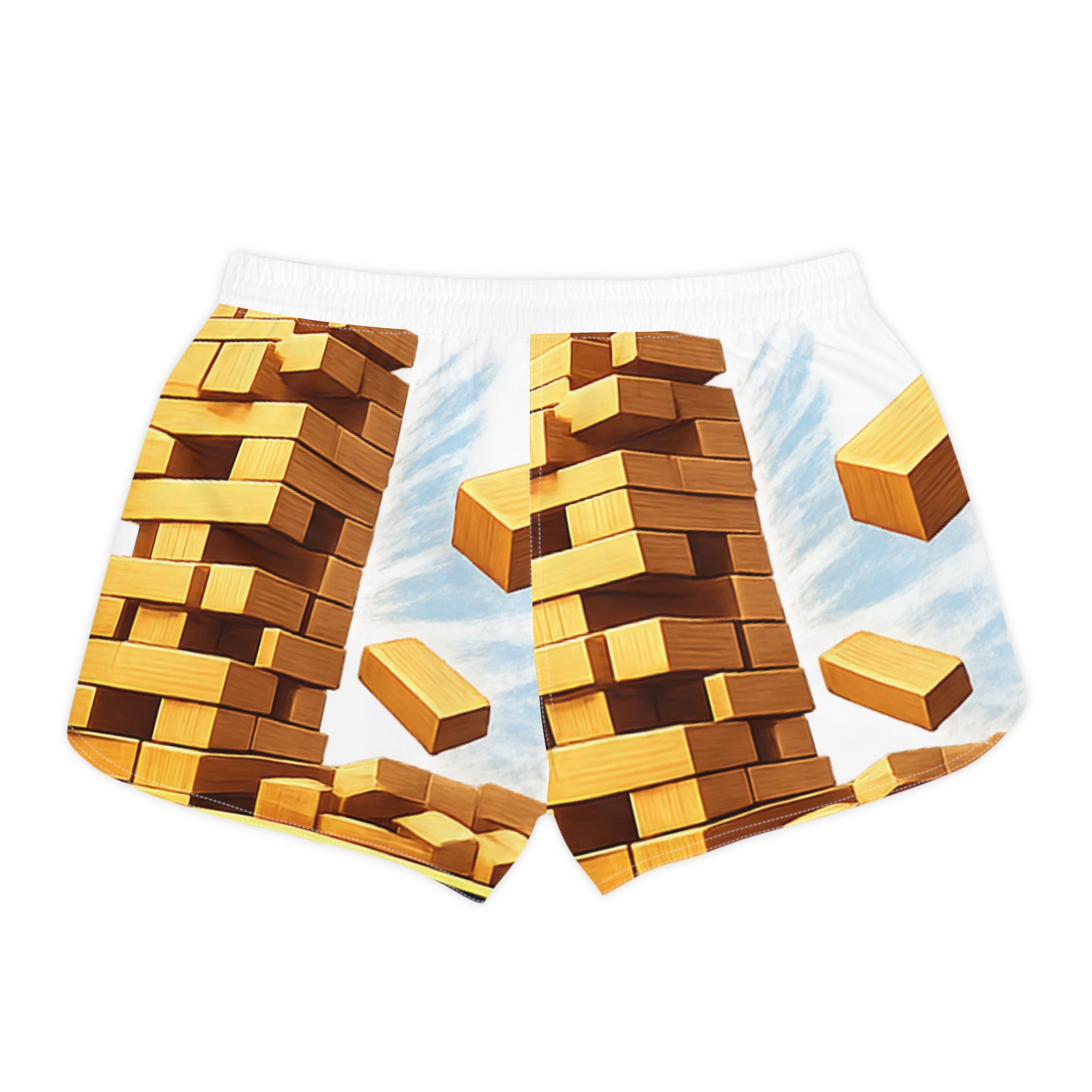 Personalized Family Reunion Shorts - Jenga Game Design (Add Name)