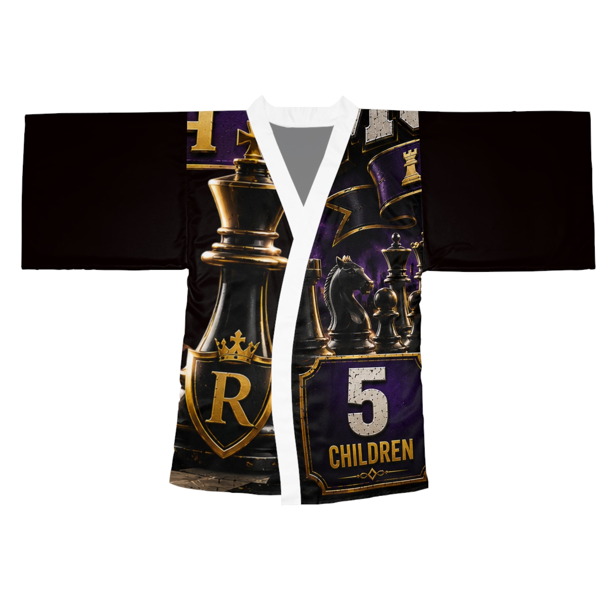 Kimono Robe — Personalized Roosevelt McCowan Chess Champion Design