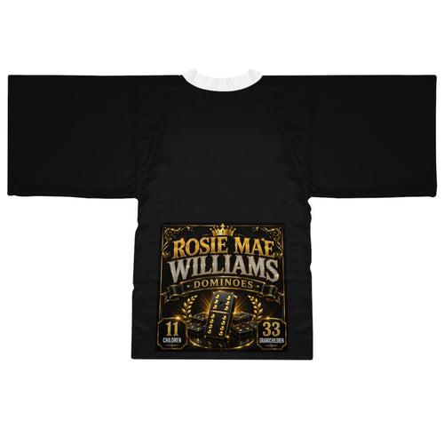 Dominoes Kimono Robe — Personalized Rosie Mae Williams Design