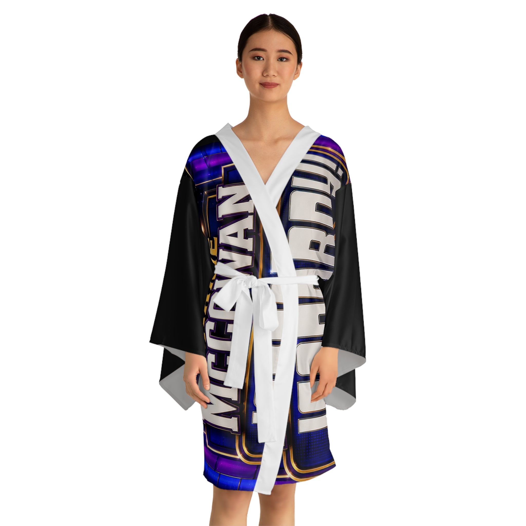 Jeopardy! Game Show Kimono Robe — Personalized "Carrie McCowan" Design
