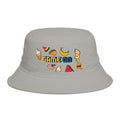 Game On Pixel Snack Bucket Hat — Retro Gamer Food Icons