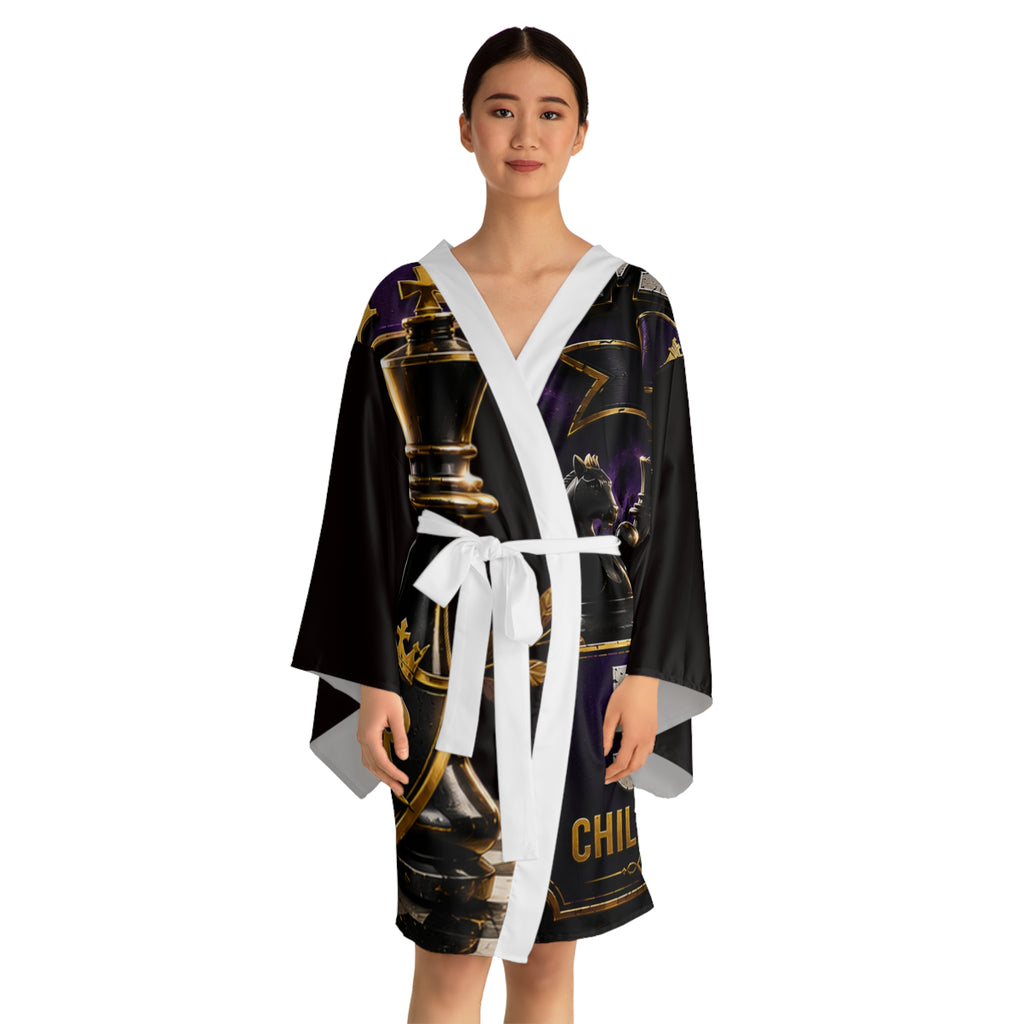 Kimono Robe — Personalized Roosevelt McCowan Chess Champion Design